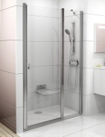 Душевая дверь в нишу Ravak Chrome CSD2-110 Transparent, профиль блестящий
