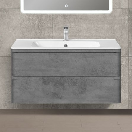 Тумба под раковину Vincea Vico 100, подвесная, бетон