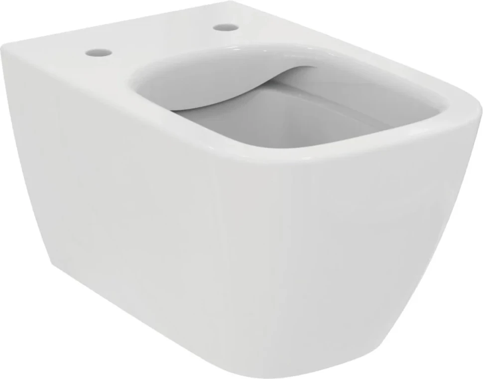 Комплект  Чаша для унитаза подвесного Ideal Standard I Life B T461401 безободковая, euro white + Крышка-сиденье Ideal Standard I Life B T468301 с микр