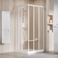 Душевой уголок Ravak Supernova ASRV3-80 Transparent, профиль белый