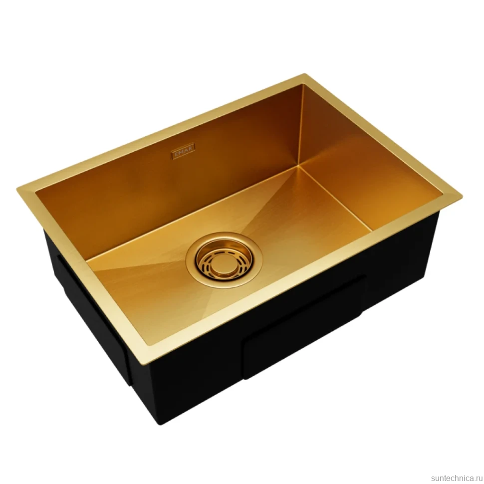 Мойка кухонная Emar PVD EMB-123 PVD Nano Golden