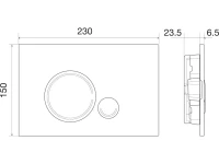 Комплект Унитаз подвесной BelBagno Onda BB066CHR безободковый, крышка BB870SC, инсталляция BB002-80 с кнопкой BB014-SR-BIANCO