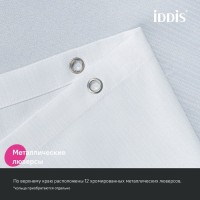 Штора для ванной IDDIS Decor DL01P18i11 180х200, белая