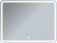 Зеркало Emmy Моника 250656 100х80, белое, с LED-подсветкой