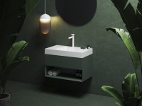 Тумба с раковиной Ravak Lite SD 80 серо-зеленая Тумба с раковиной Ravak Lite SD 80 серо-зеленая