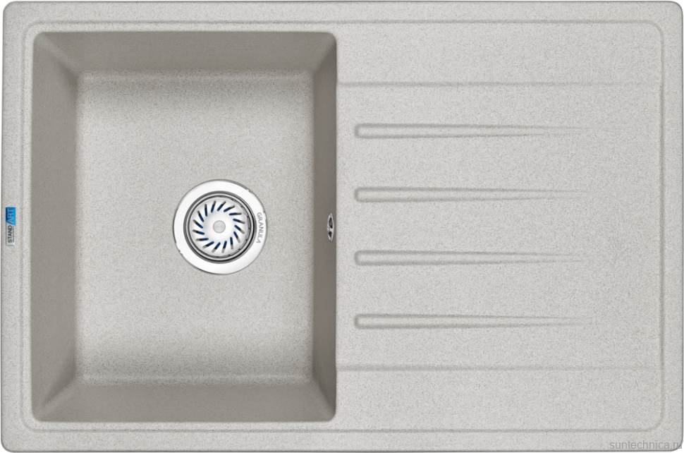 Мойка кухонная Granula Standart 7602, базальт