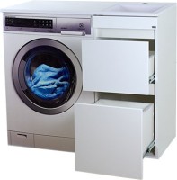 Тумба с раковиной Misty Фостер 40 напольная, под стиральную машину R