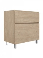 Тумба под раковину без столешницы Teymi Laina 80 напольная, светлый дуб