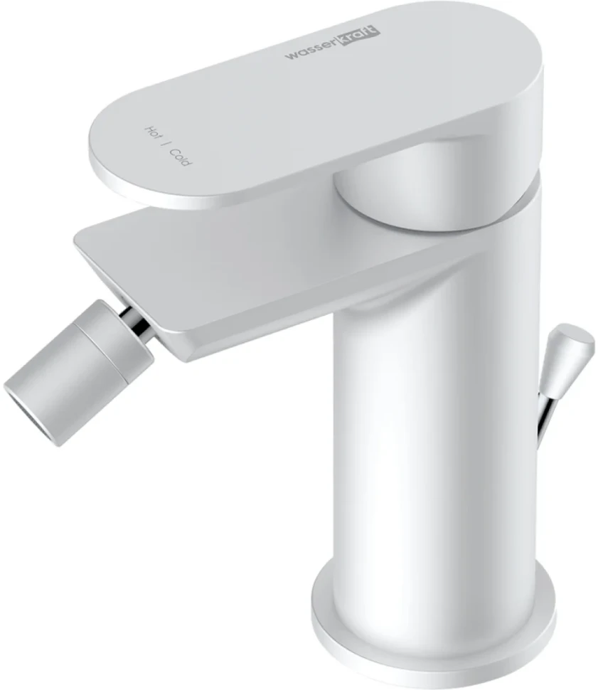 Смеситель для биде Wasserkraft Mindel 8506 белый
