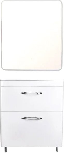 Тумба с раковиной Style Line Каре 70 напольная, Люкс Plus, белая
