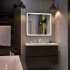 Мебель для ванной Art&Max Bianchi 90, подвесная, серая матовая
