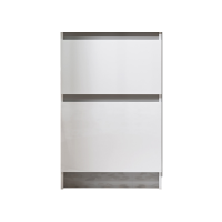 Тумба под раковину без столешницы Alavann Soft Silver 120 под стиральную машину, белая