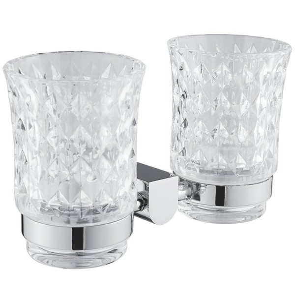 Стакан Rose RG17 RG1722 двойной, хром