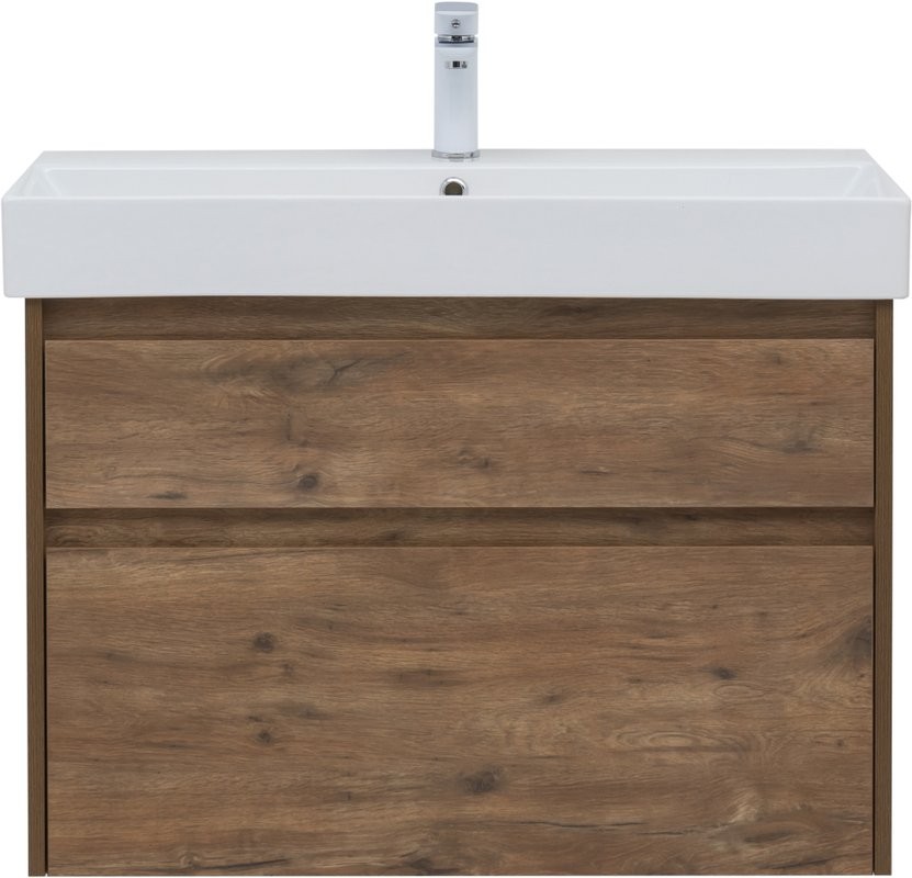 Мебель для ванной комнаты Aquanet Nova Lite 85 дуб рустикальный, 2 ящика