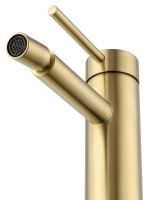 Смеситель для биде Wonzon & Woghand Stick WW-88339017-BG брашированное золото Смеситель для биде Wonzon & Woghand Stick WW-88339017-BG брашированное золото