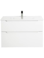 Тумба с раковиной BelBagno Etna 80 2 ящика, bianco lucido