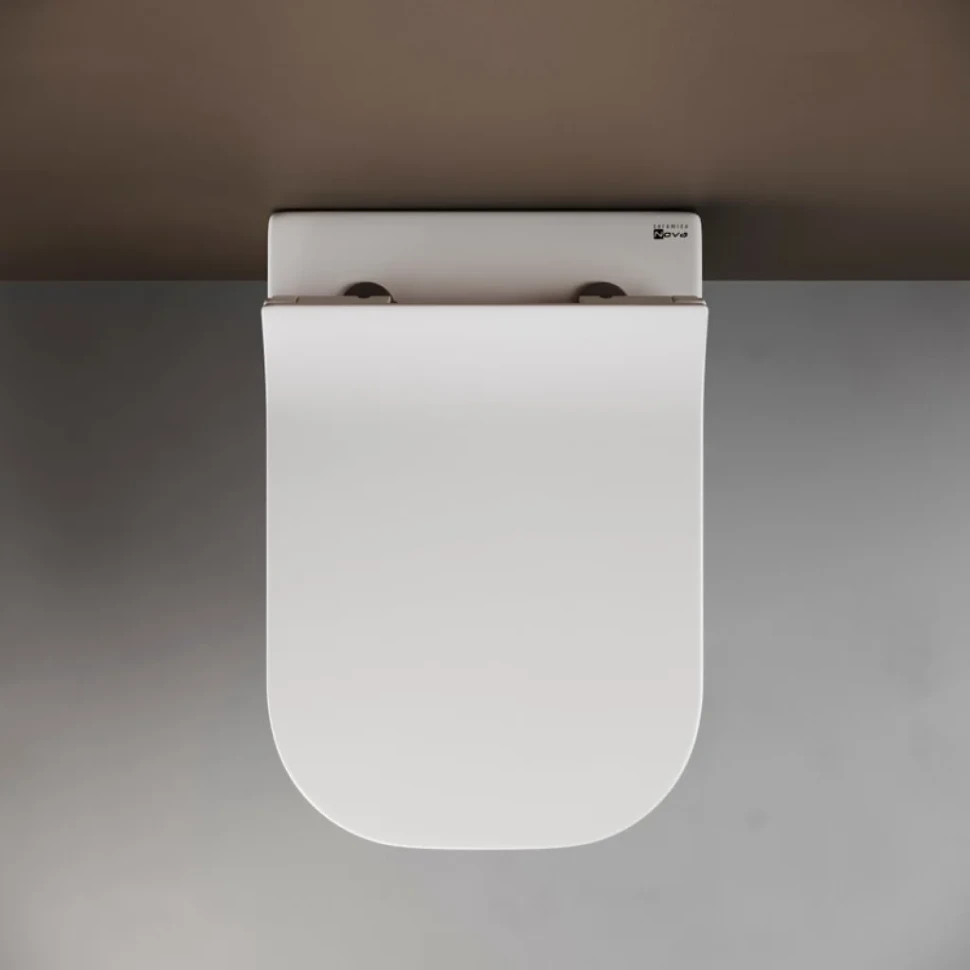 Комплект Унитаз подвесной Ceramicanova New Day CN3005 с микролифтом, безободковый + Крепления Geberit Duofix 111.815.00.1 к стене + Звукоизоляция + Инсталляция UP 320 111.300.00.5 + Кнопка Sigma 01 115.770.11.5 белая
