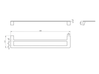 Полотенцедержатель Wonzon & Woghand WW-V2102-MB черный матовый Полотенцедержатель Wonzon & Woghand WW-V2102-MB черный матовый
