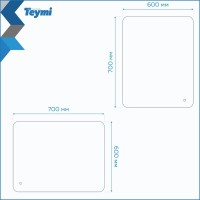 Мебель для ванной комнаты Teymi Netta 60 дуб, белая