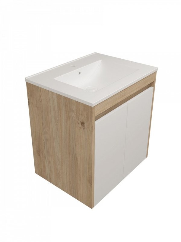 Мебель для ванной комнаты Teymi Netta 60 дуб, белая