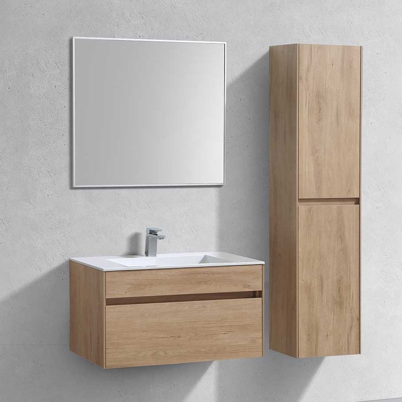 Мебель для ванной комнаты Vincea Chiara 80 натуральный дуб