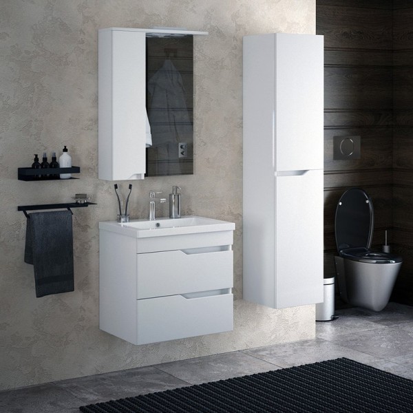 Мебель для ванной комнаты Corozo Теона Z2 60 подвесная, белая