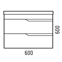 Мебель для ванной комнаты Corozo Теона Z2 60 подвесная, белая