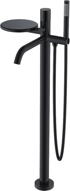 Напольный смеситель для ванны с душем Boheme Stick 129-BB.2 black touch black