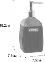 Набор Стакан Fixsen Black Wood 401-3 + Дозатор 401-1