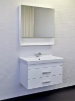 Зеркало-шкаф Comforty Никосия 80 белый глянец Зеркало-шкаф Comforty Никосия 80 белый глянец