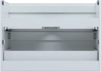 Мебель для ванной комнаты Aquanet Джейн 90 подвесная, белая матовая