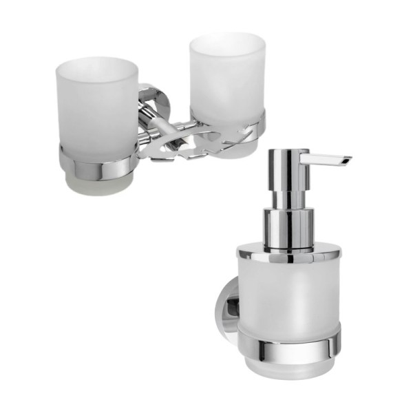 Набор Стакан Bemeta Omega 104110042 + Дозатор 138709041