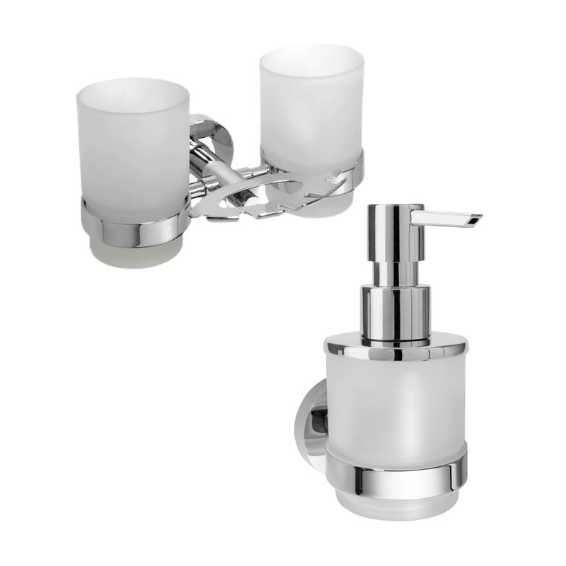 Набор Стакан Bemeta Omega 104110042 + Дозатор 138709041