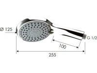 Душевая лейка Remer 318DKX Душевая лейка Remer 318DKX