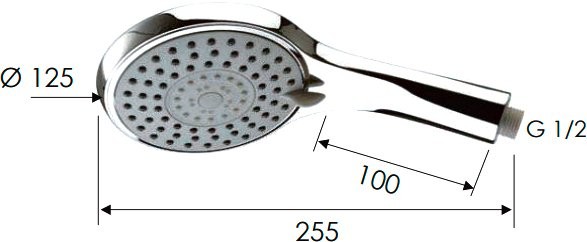 Душевая лейка Remer 318DKX