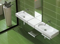 Мебельная раковина Hatria Area Y0W901 70x35 см