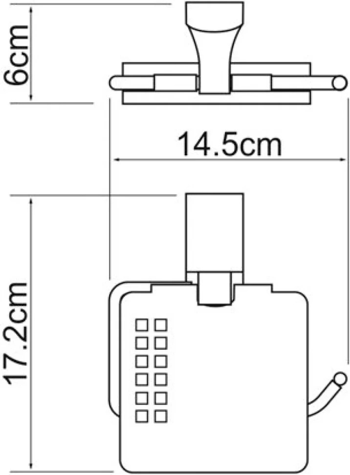 Набор Держатель Wasserkraft Leine K-5025 + Ершик K-5027