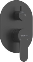 Душевой комплект Berges Nardis 3R 071008 С ВНУТРЕННЕЙ ЧАСТЬЮ, черный матовый