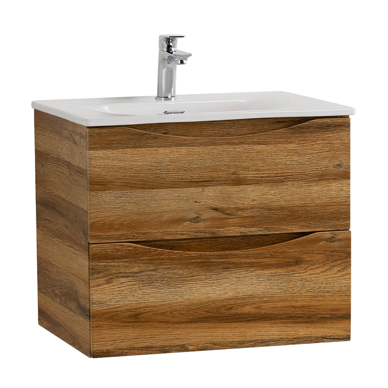 Тумба с раковиной BelBagno Marino-cer-mini 60 подвесная, rovere rustico