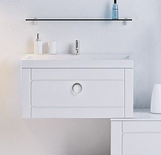 Тумба под раковину Aqwella 5 stars Инфинити 80 белая