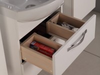 Тумба с раковиной AQUATON Ария М 50 черный глянец Тумба с раковиной AQUATON Ария М 50 черный глянец