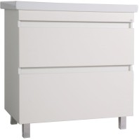 Тумба с раковиной ASB-Mebel Коста 80 ясень белый