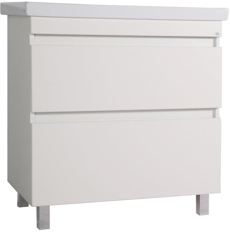 Тумба с раковиной ASB-Mebel Коста 80 ясень белый