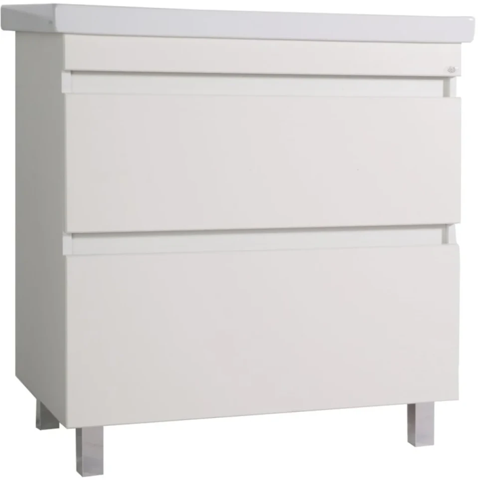 Тумба с раковиной ASB-Mebel Коста 80 ясень белый