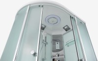 Душевая кабина Timo Comfort T-8820RF Fabric Glass с высоким поддоном, с сиденьем