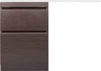Тумба с раковиной Style Line Даллас 120 Люкс Plus напольная, венге L