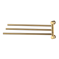 Держатель для полотенец Wasserkraft Tauber 1033PG gold polished Держатель для полотенец Wasserkraft Tauber 1033PG gold polished