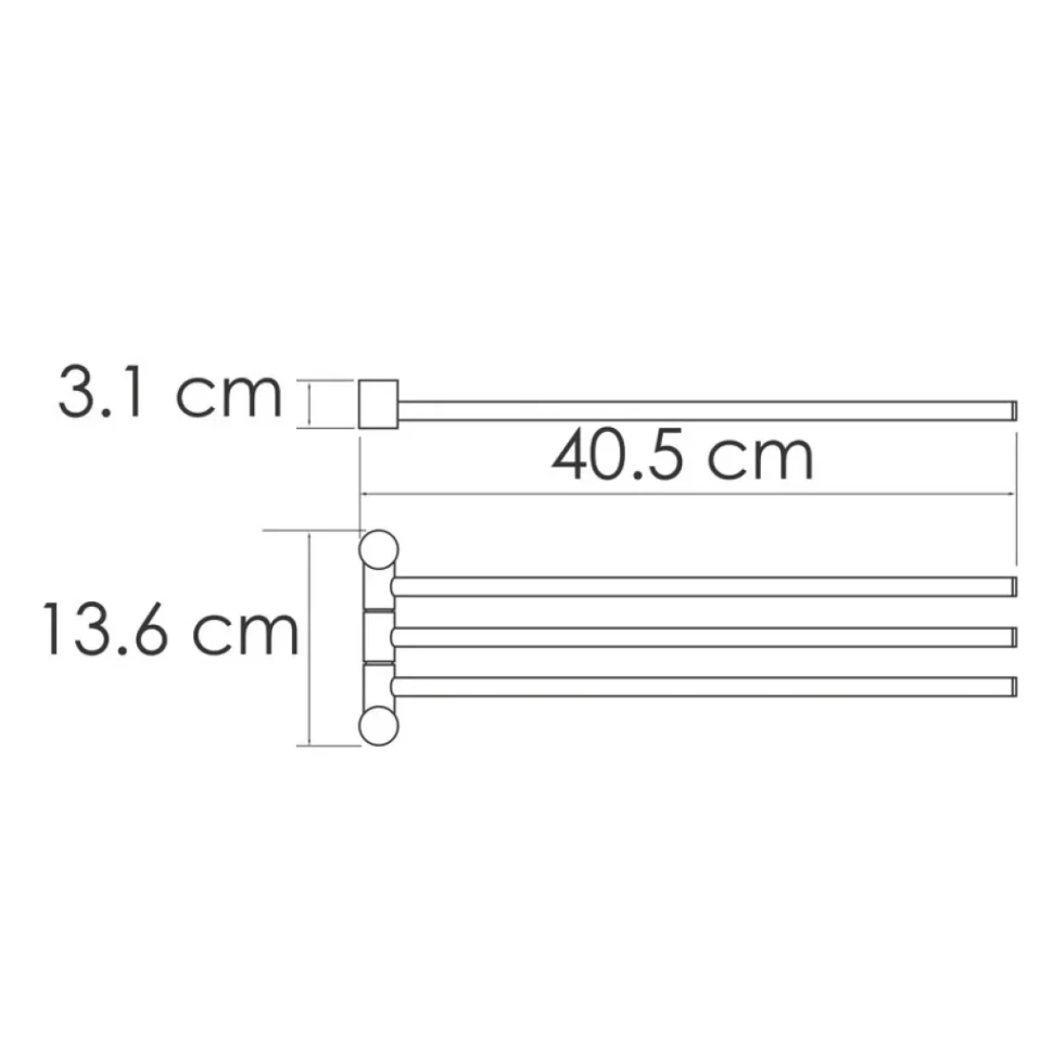 Держатель для полотенец Wasserkraft Tauber 1033PG gold polished
