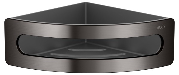 Полка Keuco Elegance 11657 титан черный шлифованный, антрацит