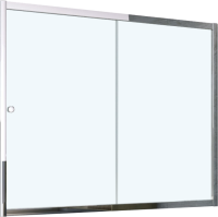 Шторка на ванну Vegas Glass ZV Tur Novo 170 08 01 профиль глянцевый хром, стекло прозрачное